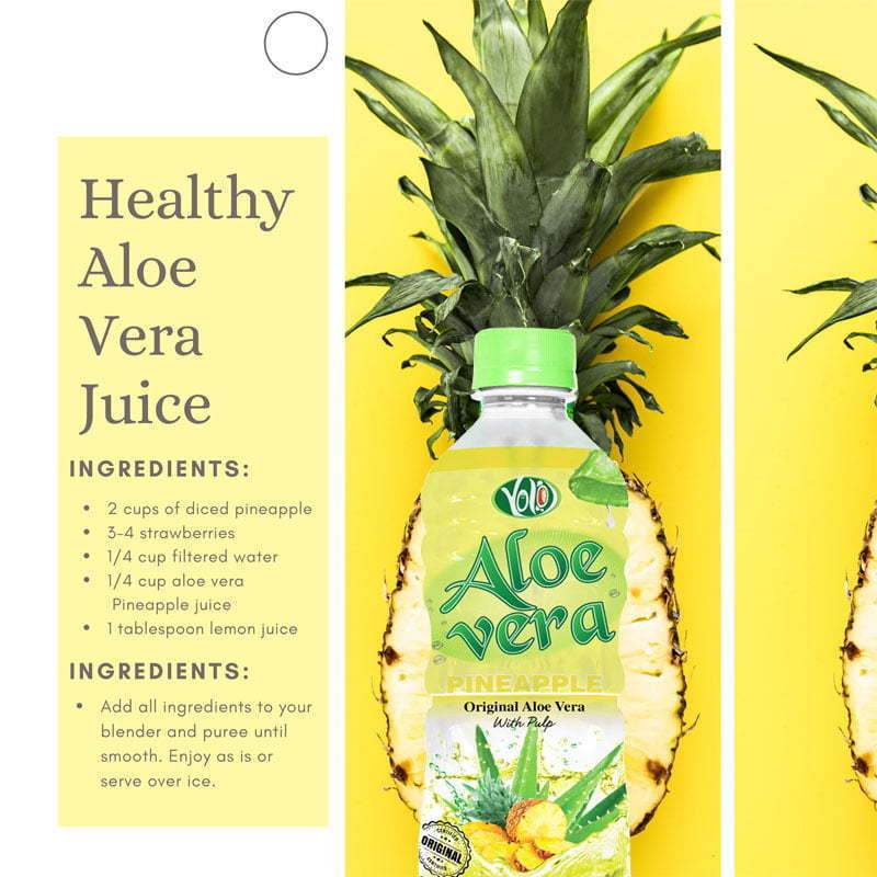 pineapple flavoured aloe vera juice