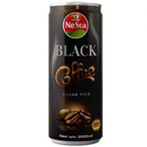 250 canned black coffee drink suger free