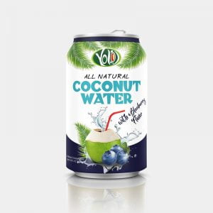 250ml canned coconut water blueberry juice flavor