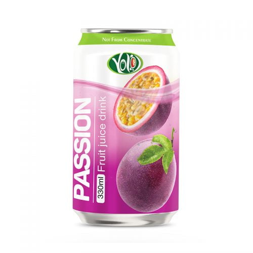 330ml canned fresh fruit passion juice drink wholesale