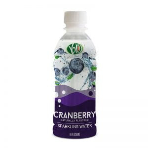 350ml pet bottle sparkling water cranberry