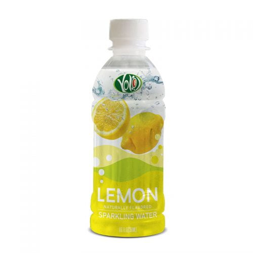 350ml pet bottle sparkling water lemon flavor