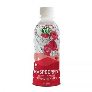 350ml pet bottle sparkling water raspberry flavor