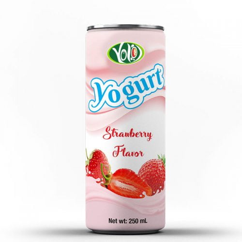 Yogurt milk strawberry flavor