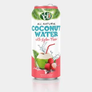 500ml fresh coconut water lychee flavor