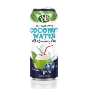 High quality Coconut water with blueberry