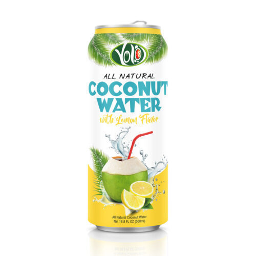 Nutrient-dense drink Coconut water with lemon