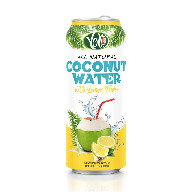 Nutrient-dense drink Coconut water with lemon