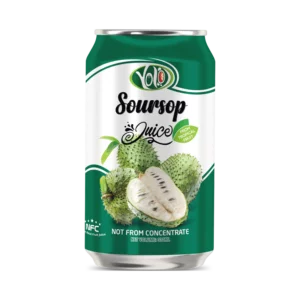 Not From Concentrate 330ml canned fresh soursop fruit juice
