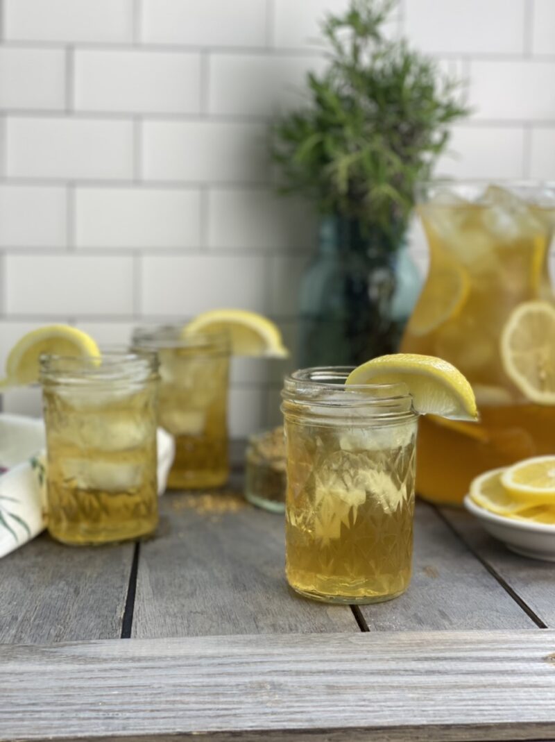 Green Tea Bliss: Lemon Honey Delight